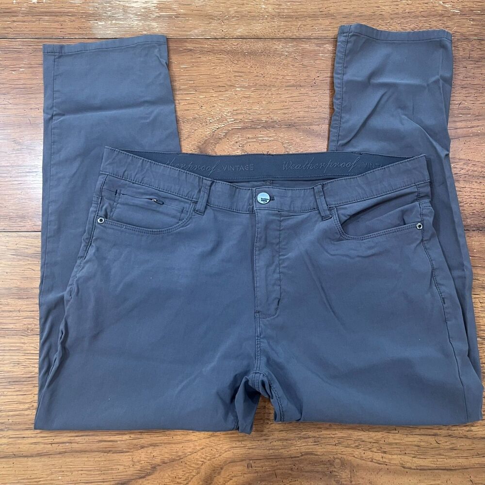 Weatherproof Men's Vintage performance-style pants, Size 38x 30